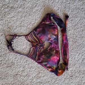 Tie dye bikini top